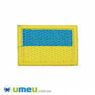 Термоаплікація Прапор України, 4х2,7 см, 1 шт (APL-038276)