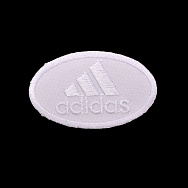 Термоаппликация Adidas, 6,5х4 см, Белая, 1 шт (APL-053331)