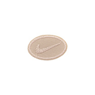 Термоаппликация Nike, 3х2 см, Бежевая, 1 шт (APL-053388)